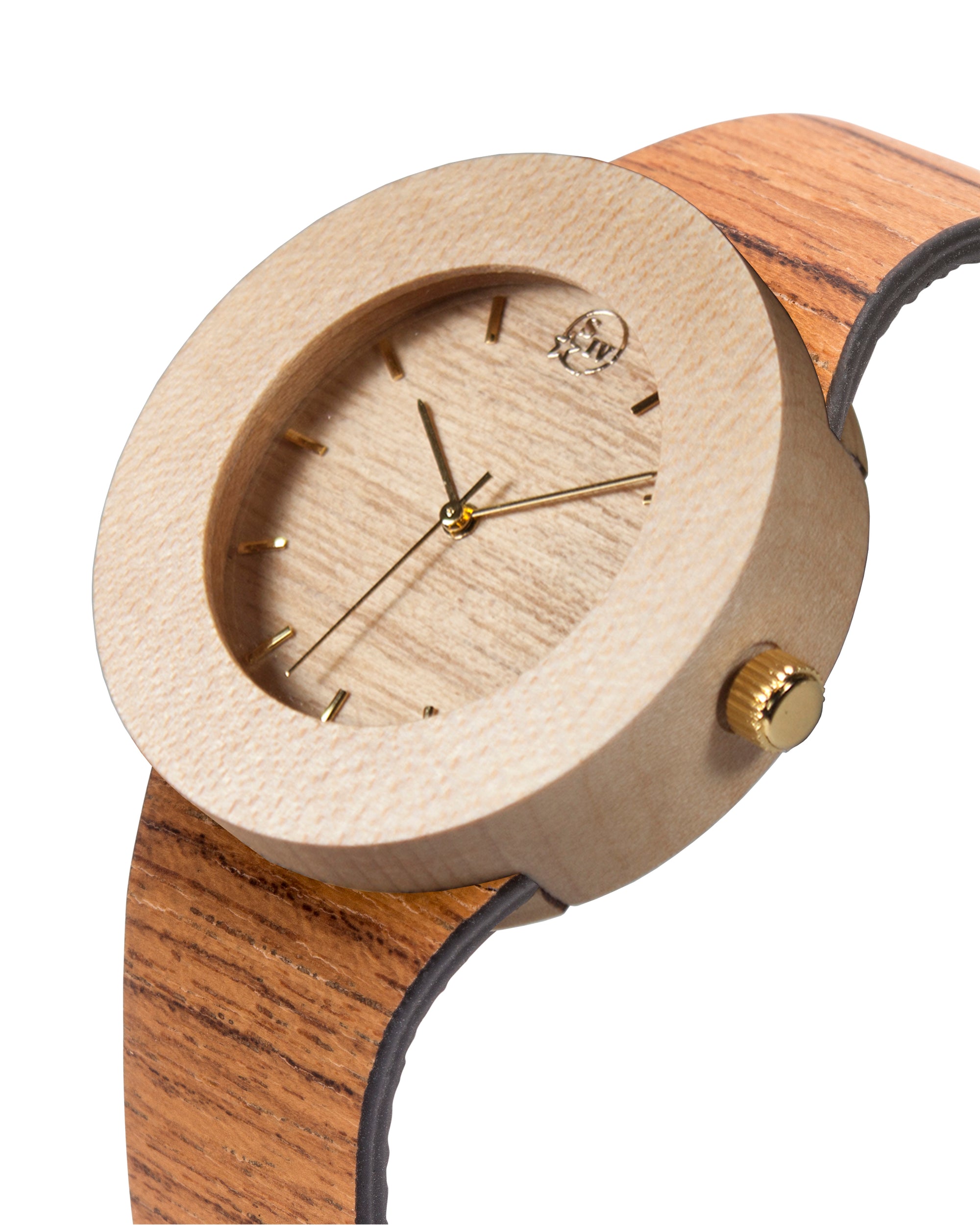 Maker's Mark Watch - Teak and Maple - Analog Watch Co.