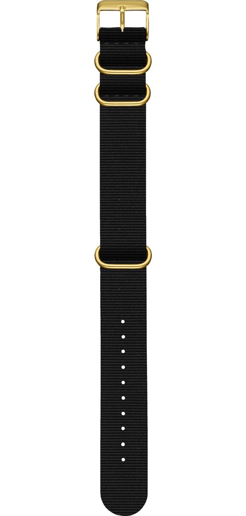 Black Nylon Strap - For Classic Watches - Analog Watch Co.