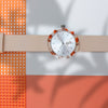 Orange Baby's Breath Botanist Watch - Analog Watch Co.