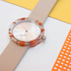 Orange Baby's Breath Botanist Watch - Analog Watch Co.