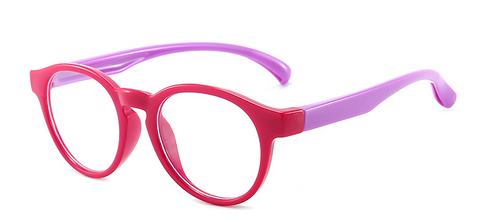 Kids Red & Pink - Unisex Blue Light Filtering Glasses