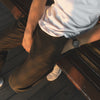 Leather & Blackwood Watch - Analog Watch Co.