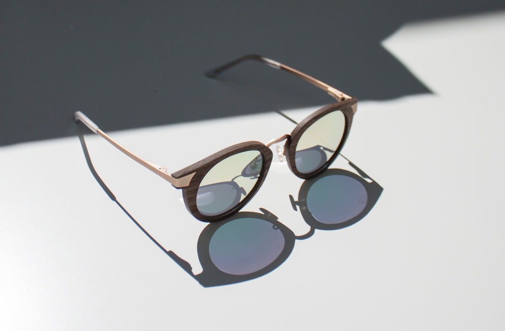 Delaney Wood & Metal Sunglasses - Analog Watch Co.