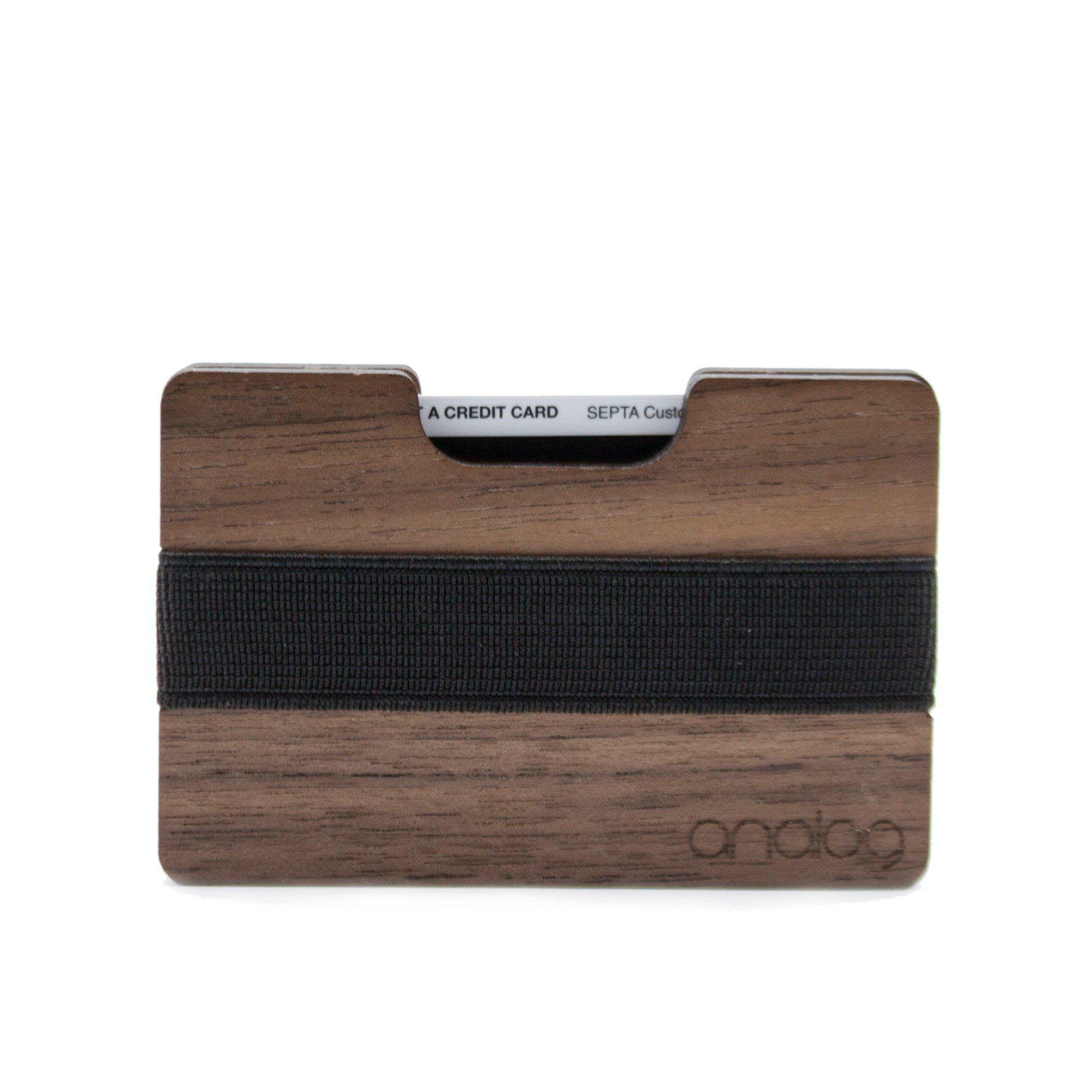 Walnut Wallet Card Holder - Analog Watch Co.