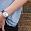 Red Forget-Me-Not Botanist Watch - Analog Watch Co.